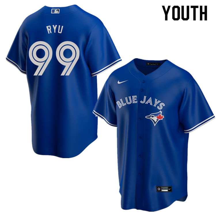Nike Youth #99 Hyun-Jin Ryu Toronto Blue Jays Baseball Jerseys Sale-Blue